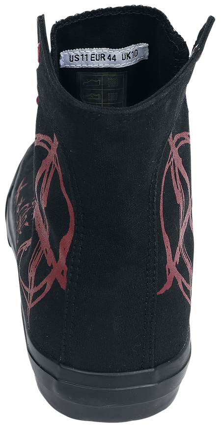 Baskets hautes  de RED by EMP - Walk The Line - EU36 à EU46 - pour Unisexe - noir - RED by EMP - View 2