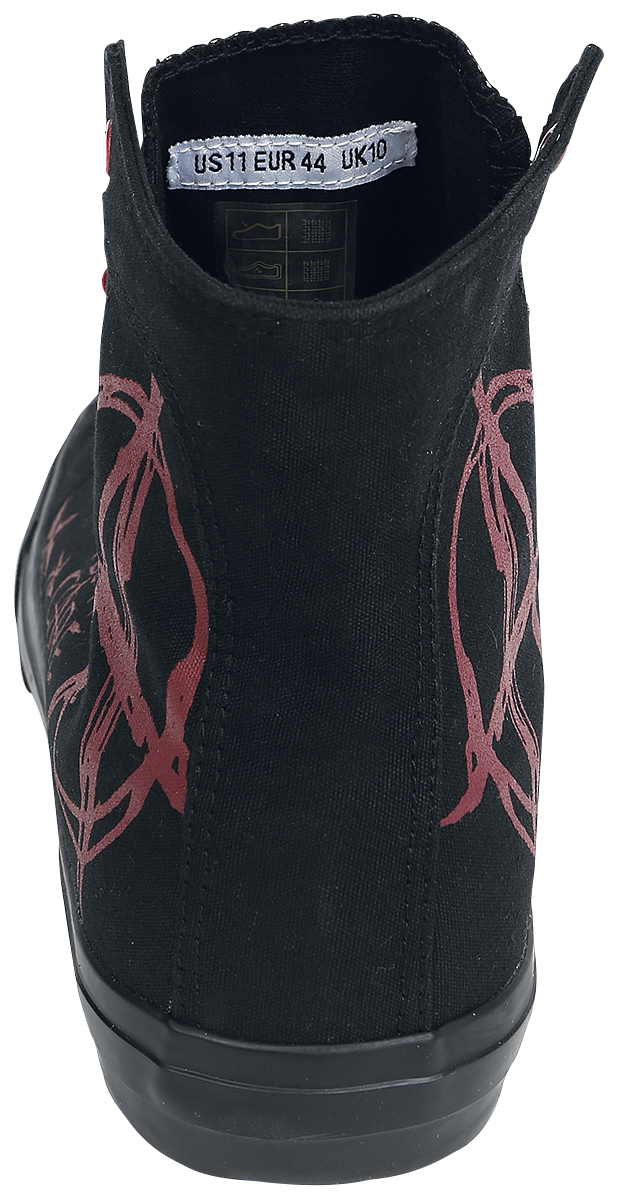 Baskets hautes  de RED by EMP - Walk The Line - EU36 à EU46 - pour Unisexe - noir - RED by EMP - View 2