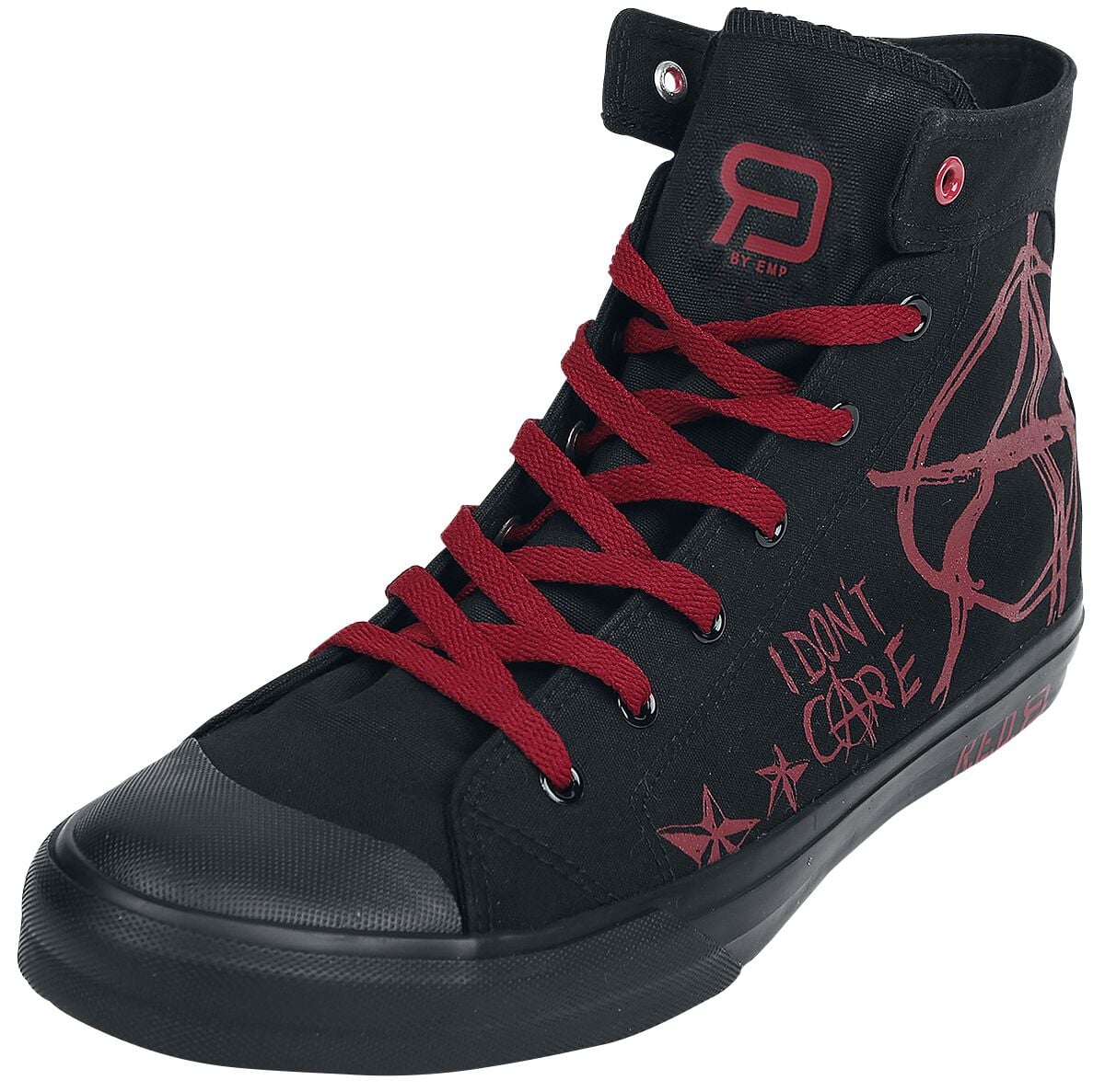 Baskets hautes  de RED by EMP - Walk The Line - EU36 à EU46 - pour Unisexe - noir - RED by EMP