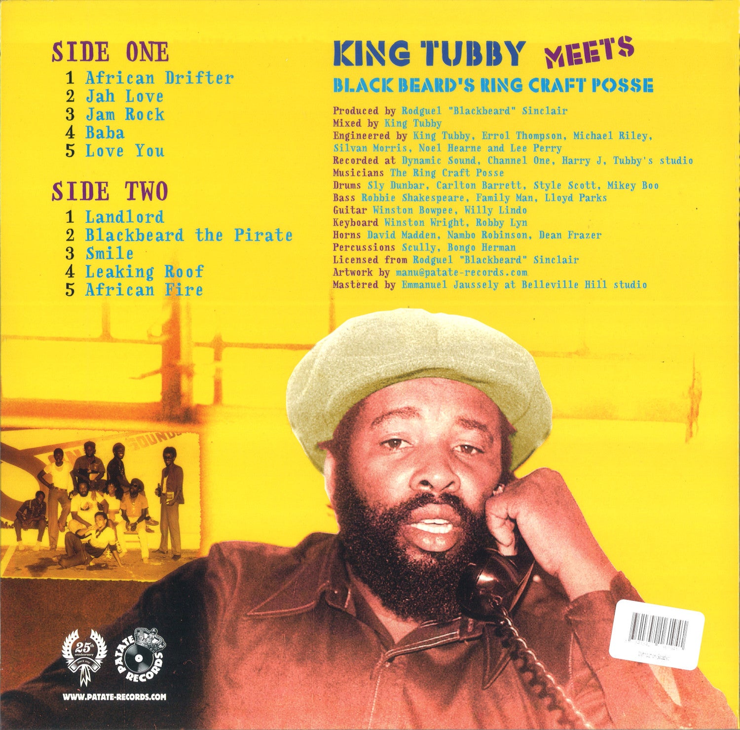 MEETS BLACKBEARD'S RING CRAFT POSSE - Back Cover