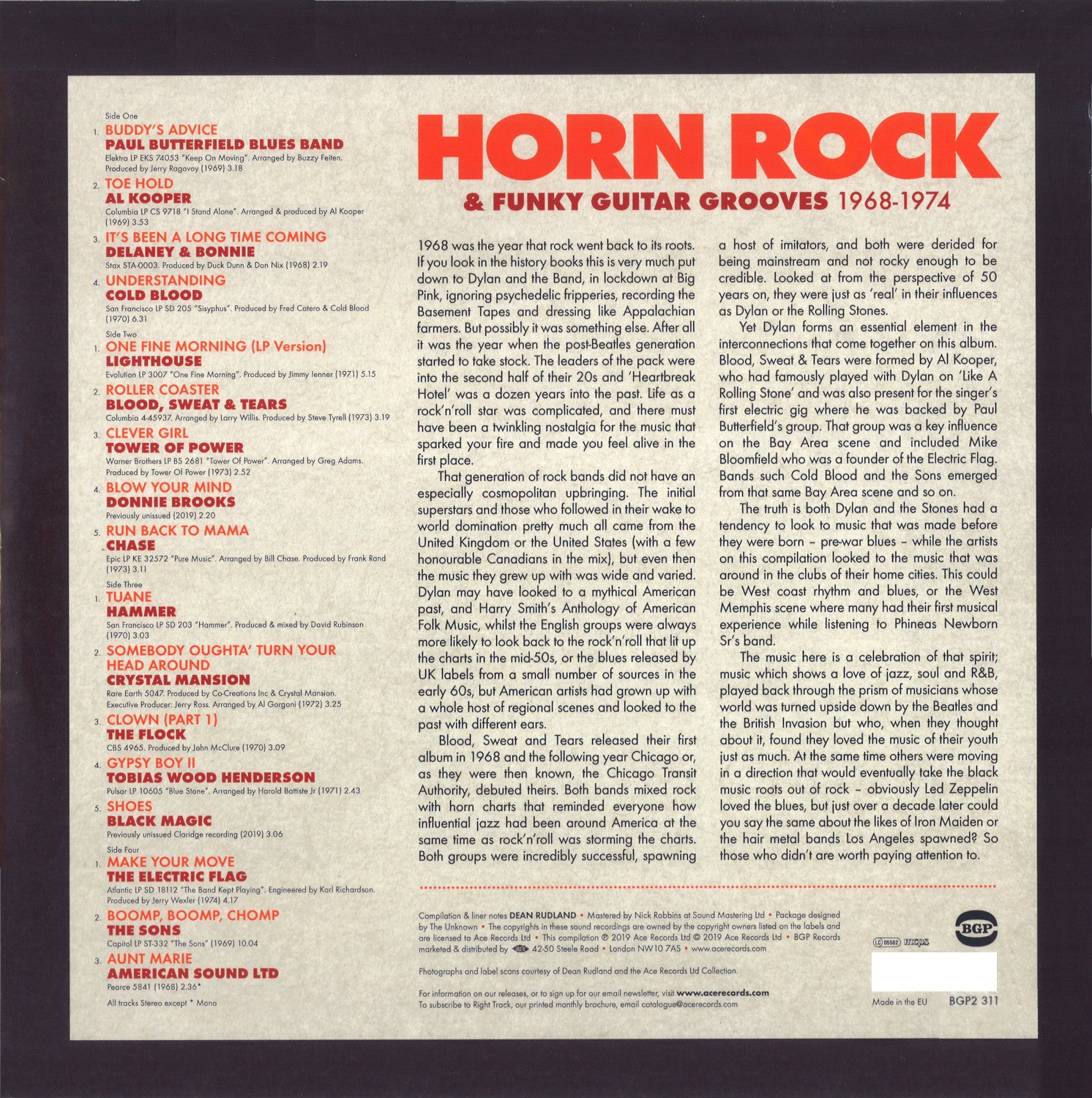 & FUNKY GUITAR GROOVES 1968-1974/180 GR - Back Cover
