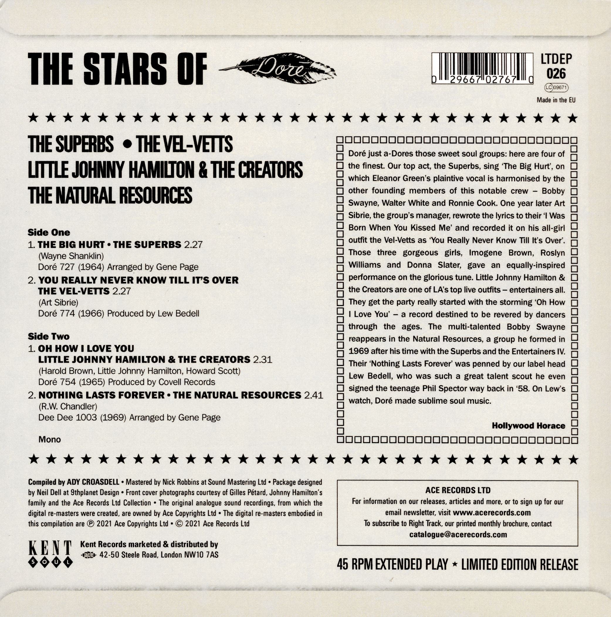 LOS ANGELES' SOUL GROUP SOUND - Back Cover