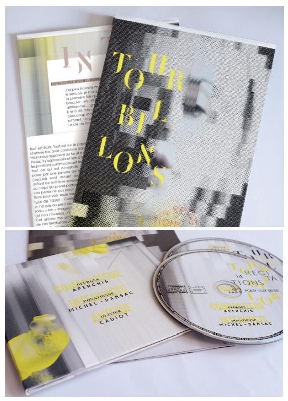 Tourbillons 14 Récitations pour voix seule Digipack - Front Cover