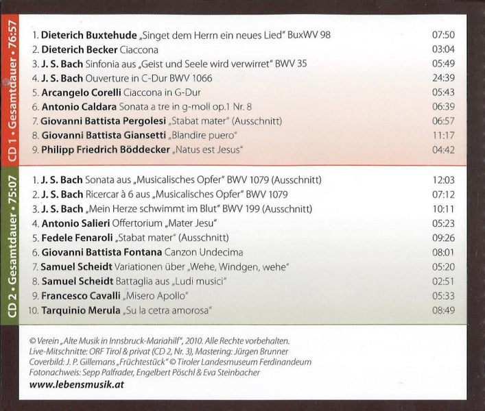 Abend Music, Leben Musik - Front Cover