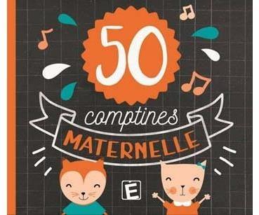 50 Comptines Maternelle Coffret Digipack Inclus un poster - Front Cover