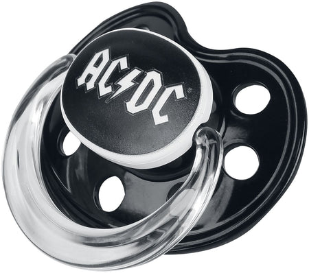 Tétine  de AC/DC - pour les bébés - Metal Kids - Logo - pour filles & garçonse - noir - AC/DC