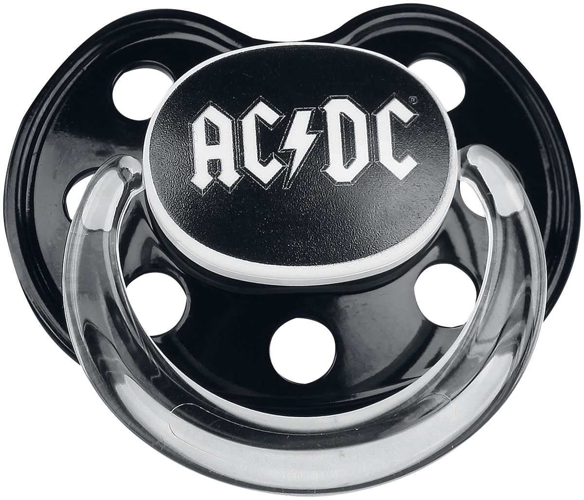 Tétine  de AC/DC - pour les bébés - Metal Kids - Logo - pour filles & garçonse - noir - AC/DC - View 2