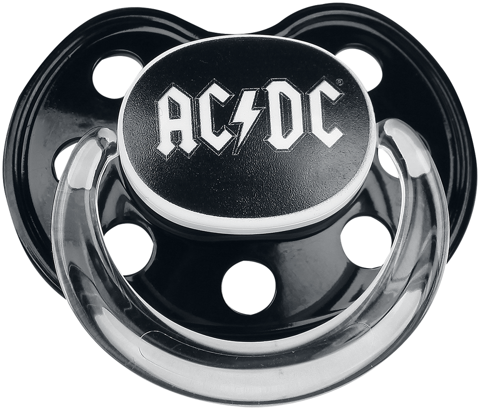 Tétine  de AC/DC - pour les bébés - Metal Kids - Logo - pour filles & garçonse - noir - AC/DC - View 2