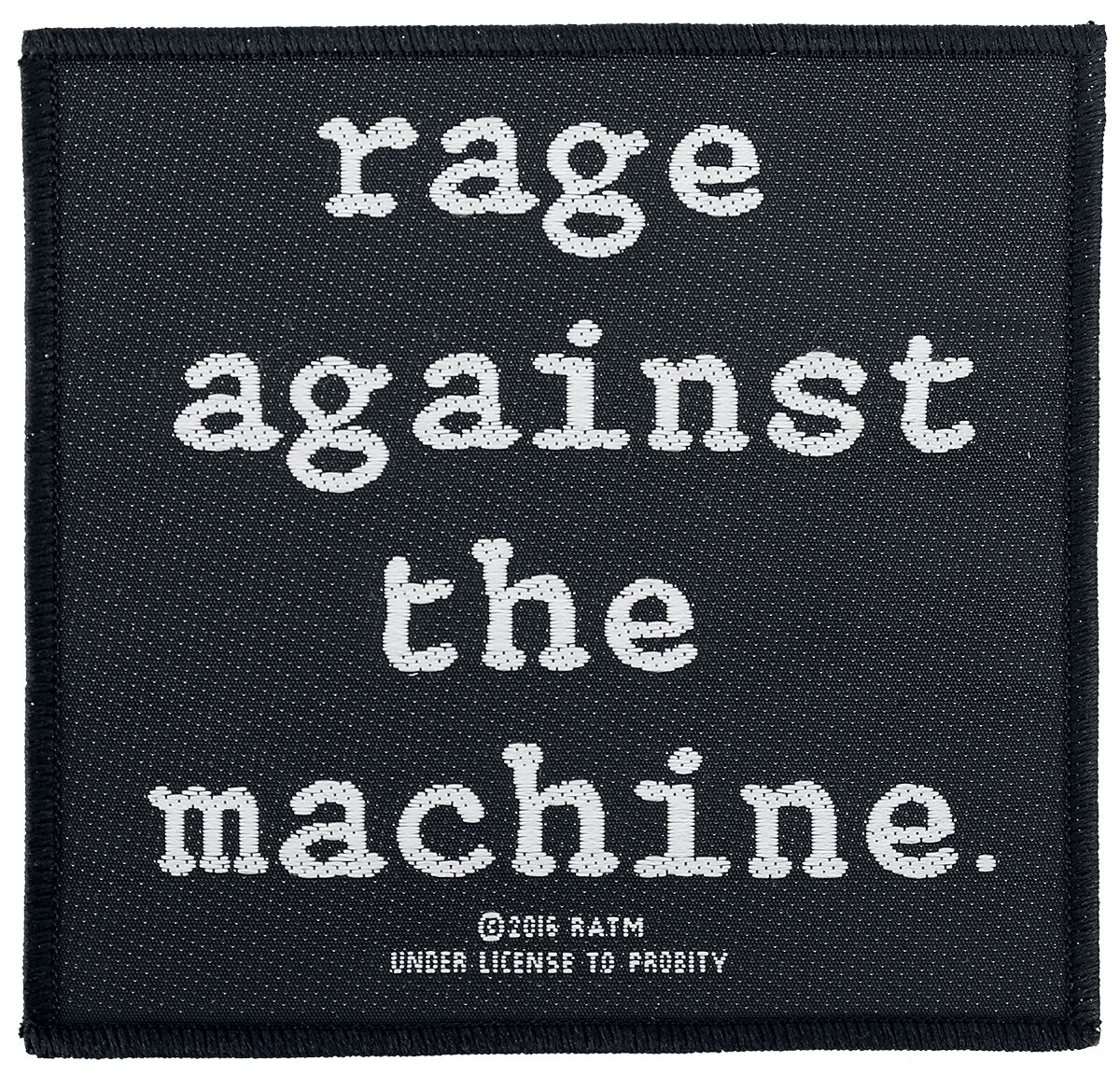 Patch  de Rage Against The Machine - pour Unisexe - noir/blanc - Rage Against The Machine
