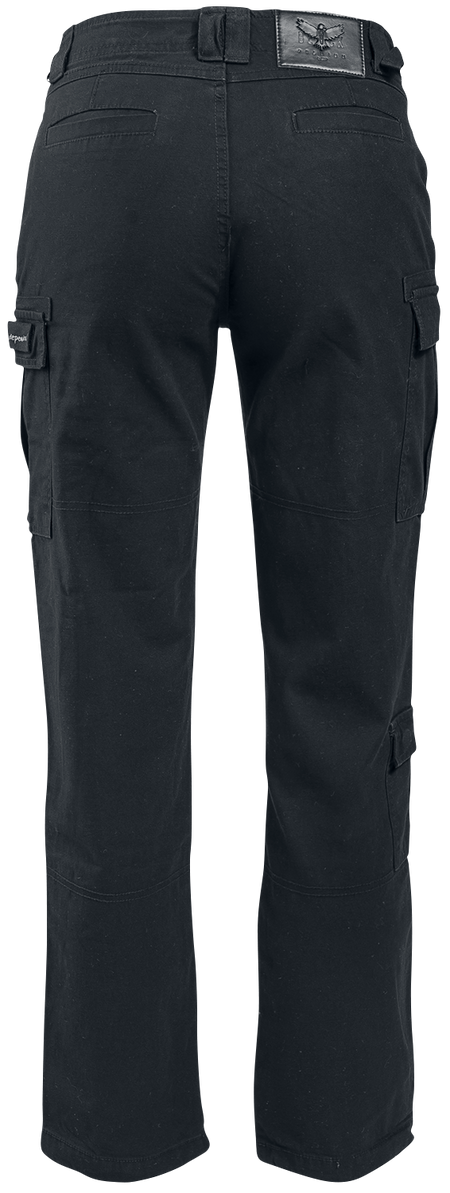 Pantalon Cargo  de Black Premium by EMP - Pantalon Army Vintage - W26L32 à W40L34 - pour Femme - noir - Black Premium by EMP - View 2