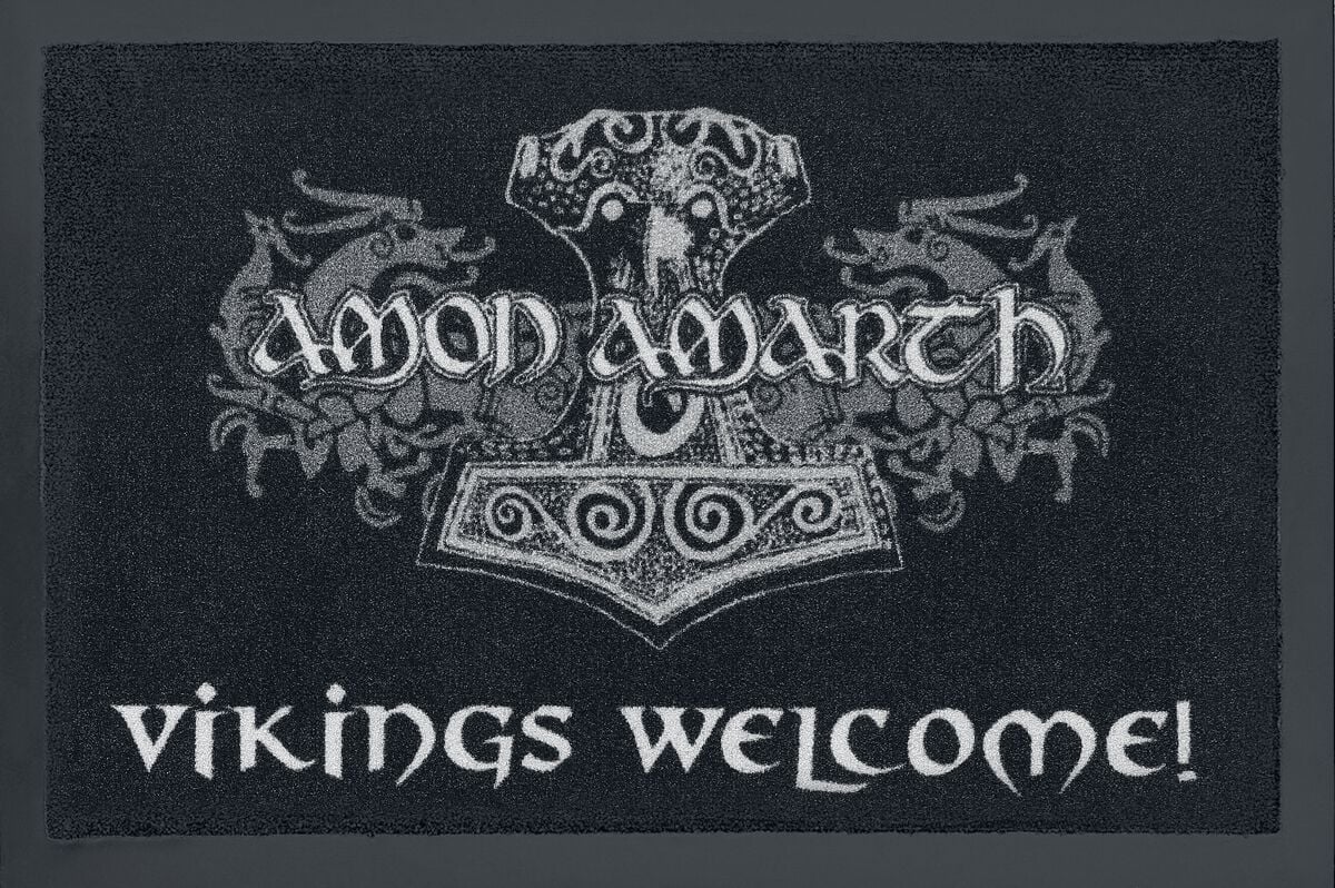 Paillasson  de Amon Amarth - Vikings Welcome! - pour Unisexe - noir - Amon Amarth