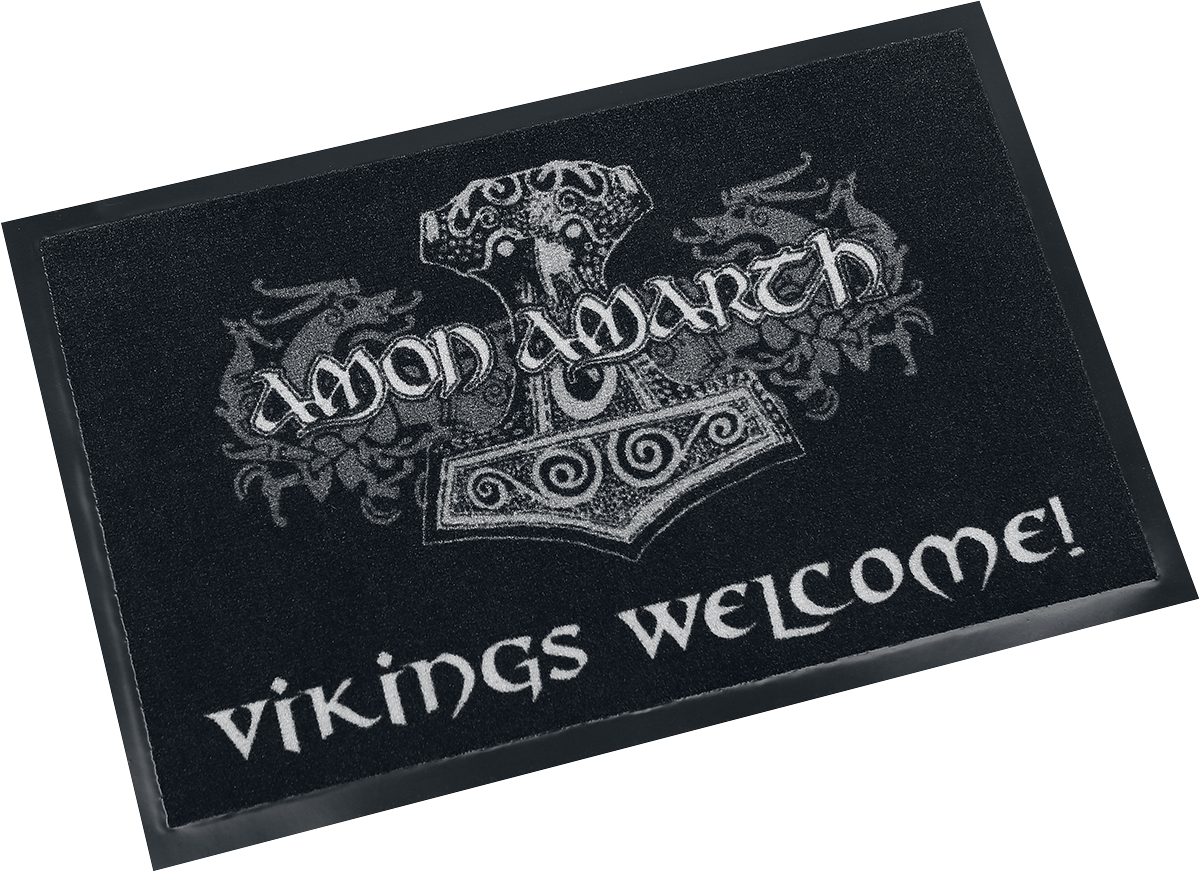 Paillasson  de Amon Amarth - Vikings Welcome! - pour Indifférent - noir - Amon Amarth - View 2