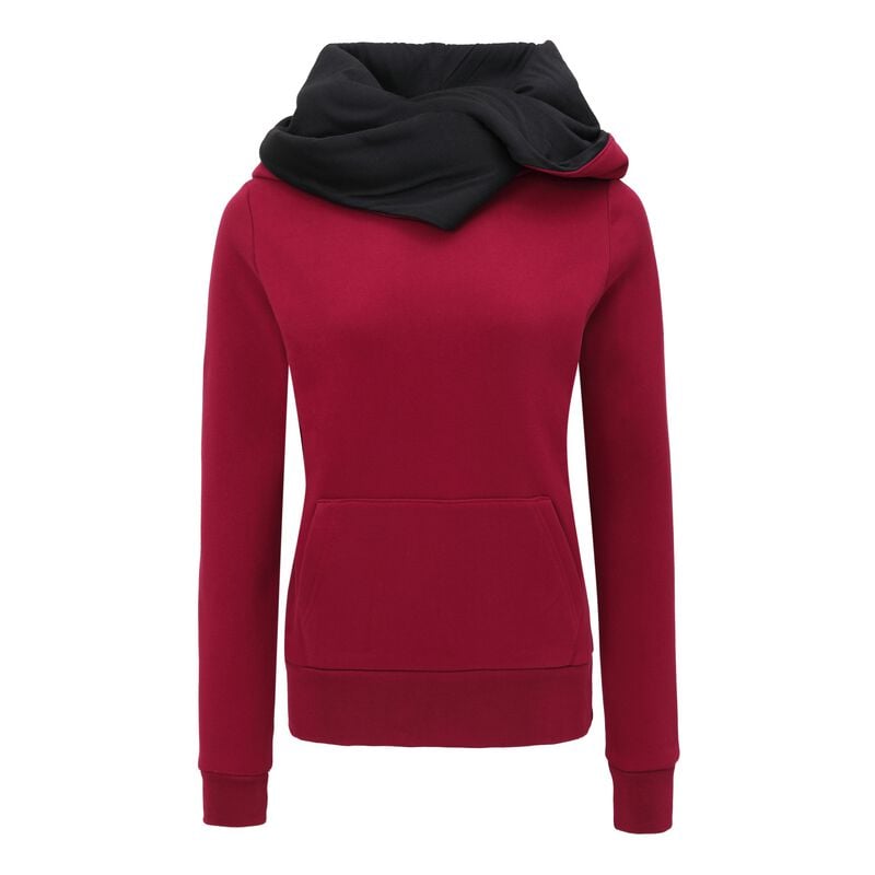 Sweat-shirt à capuche  de Forplay - Pentagram - XS à 5XL - pour Femme - bordeaux - Forplay