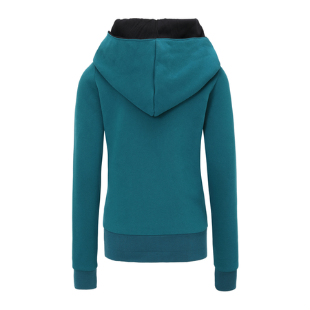 Sweat-shirt à capuche  de Forplay - Pentagram - XS à 5XL - pour Femme - pétrole - Forplay - View 2