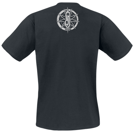 T-Shirt Manches courtes  de Slipknot - Flaming Goat - S à XXL - pour Homme - noir - Slipknot - View 2