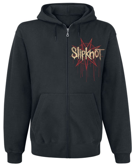 Sweat-shirt zippé à capuche  de Slipknot - Furious Goat - S à XXL - pour Homme - noir - Slipknot