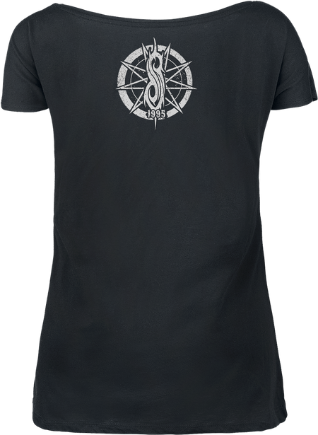 T-Shirt Manches courtes  de Slipknot - Flaming Goat - S à XXL - pour Femme - noir - Slipknot - View 2