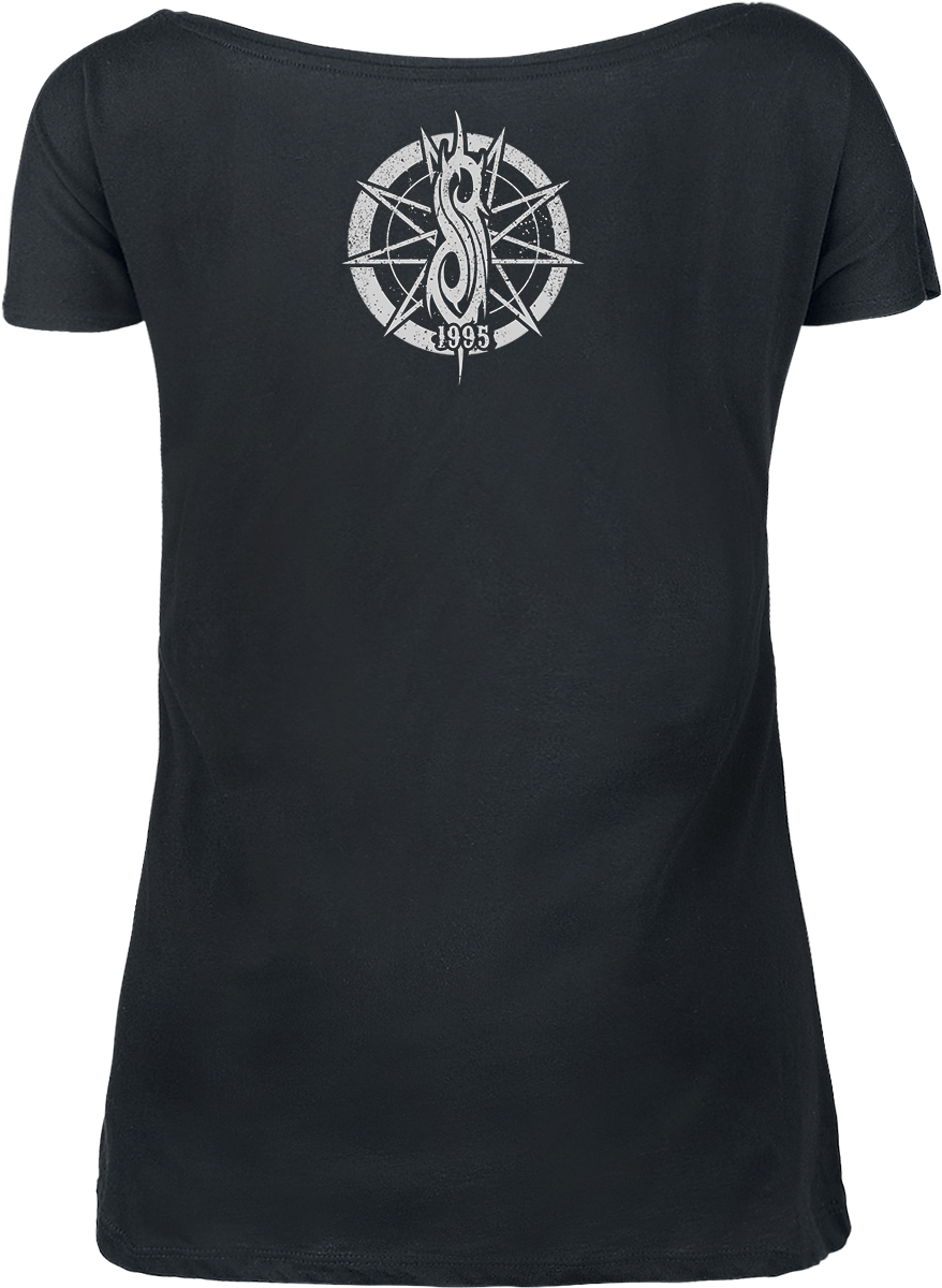 T-Shirt Manches courtes  de Slipknot - Flaming Goat - S à XXL - pour Femme - noir - Slipknot - View 2