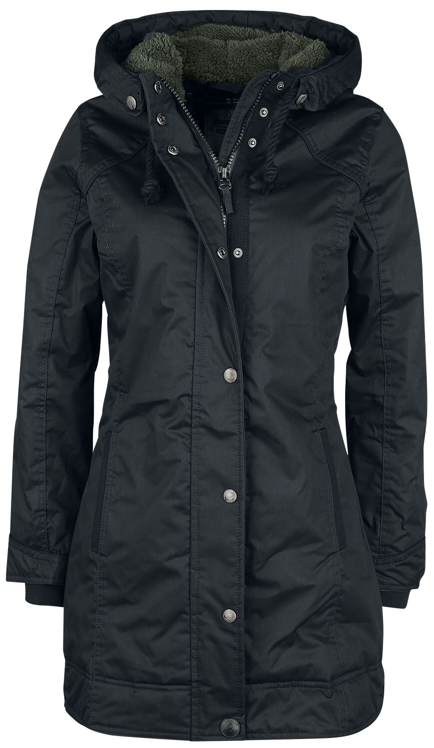 Veste d'hiver  de Brandit - Parka Luca - XS à XXL - pour Femme - noir - Brandit