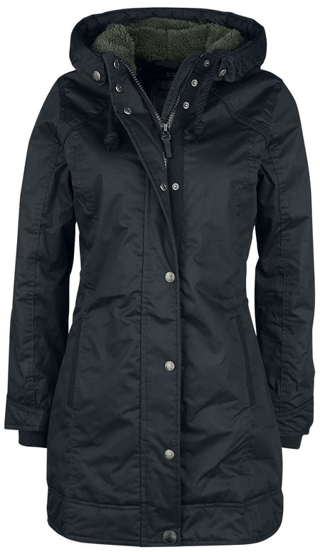 Veste d'hiver  de Brandit - Parka Luca - XS à XXL - pour Femme - noir - Brandit