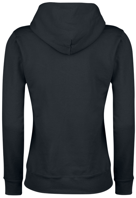 Sweat-shirt à capuche Fun de Slogans - Black Is My Happy Colour - S à XXL - pour Femme - noir - Slogans - View 2