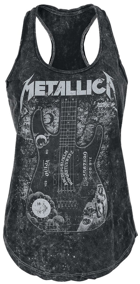 Top  de Metallica - Ouija Guitar - M à XXL - pour Femme - noir - metallica
