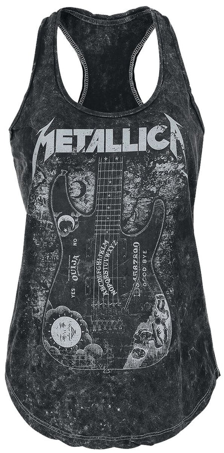 Top  de Metallica - Ouija Guitar - S à XXL - pour Femme - noir - metallica
