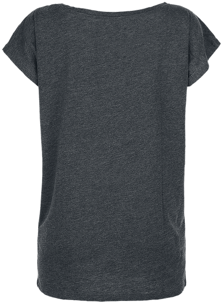 T-Shirt Manches courtes Disney de Alice Au Pays Des Merveilles - I Find Myself In Wonderland - S à 5XL - pour Femme - gris chiné - Alice Au Pays Des Merveilles - View 2