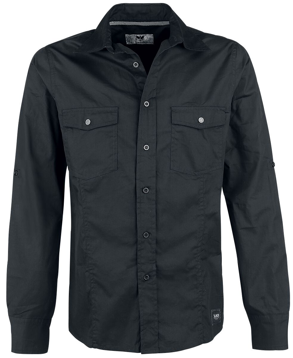 Chemise manches longues  de Black Premium by EMP - There Is No Business Like Rock Business - S à 4XL - pour Homme - noir - Black Premium by EMP