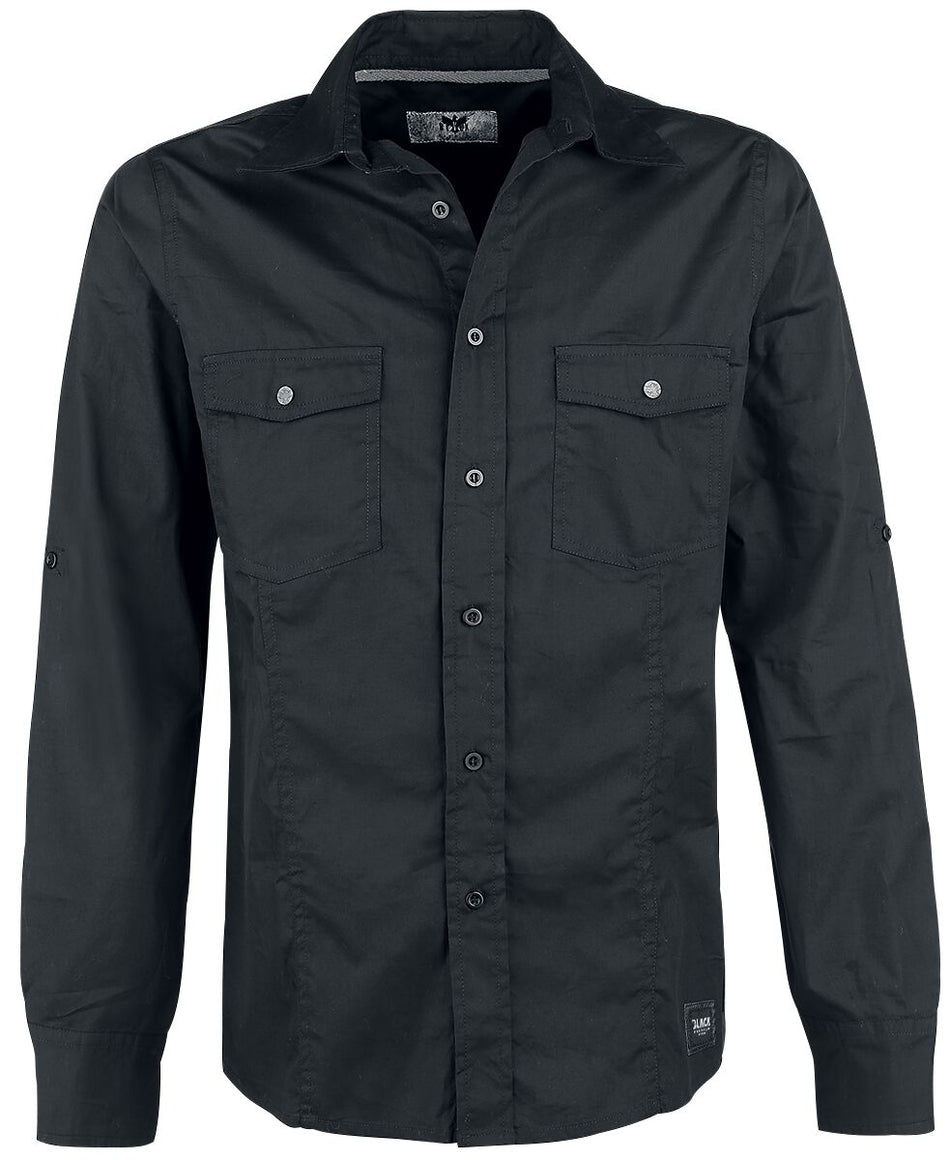 Chemise manches longues  de Black Premium by EMP - There Is No Business Like Rock Business - S à 4XL - pour Homme - noir - Black Premium by EMP