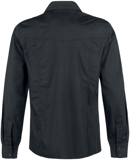 Chemise manches longues  de Black Premium by EMP - There Is No Business Like Rock Business - M à 3XL - pour Homme - noir - Black Premium by EMP - View 2