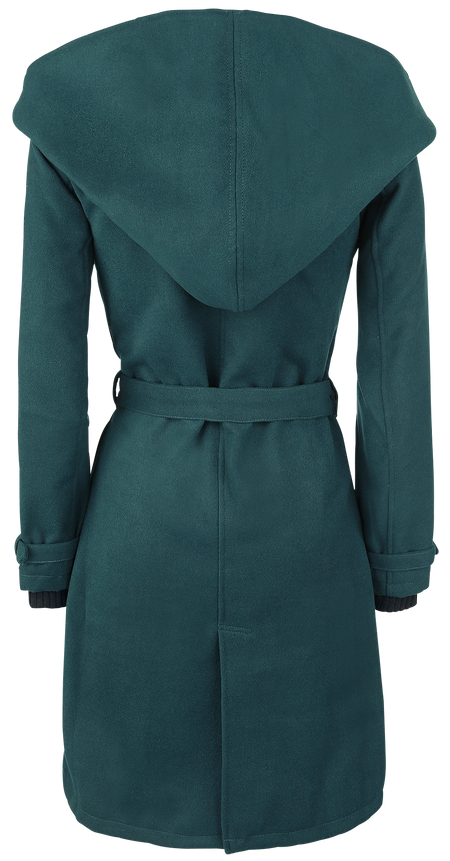 Manteau d'hiver  de Vixxsin - Manteau Decay - S à 5XL - pour Femme - pétrole - Vixxsin - View 2