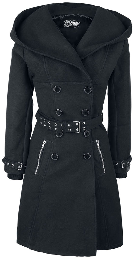 Manteau d'hiver  de Vixxsin - Manteau Decay - S à 5XL - pour Femme - noir - Vixxsin