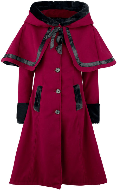 Manteau d'hiver  de Vixxsin - Manteau Elena - S à 5XL - pour Femme - rouge - Vixxsin