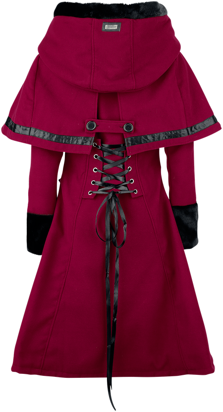 Manteau d'hiver  de Vixxsin - Manteau Elena - S à 5XL - pour Femme - rouge - Vixxsin - View 2