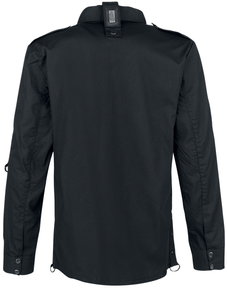 Chemise manches longues Gothic de Vixxsin - Chemise Tom - S à XL - pour Homme - noir - Vixxsin - View 2