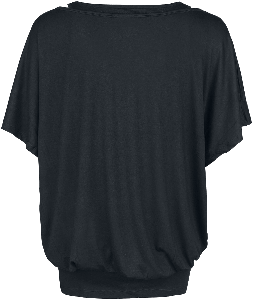 T-Shirt Manches courtes Gothic de Black Premium by EMP - When The Heart Rules The Mind - XS à 5XL - pour Femme - noir - Black Premium by EMP - View 2