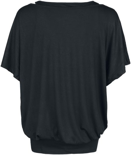 T-Shirt Manches courtes Gothic de Black Premium by EMP - When The Heart Rules The Mind - XS à 5XL - pour Femme - noir - Black Premium by EMP - View 2