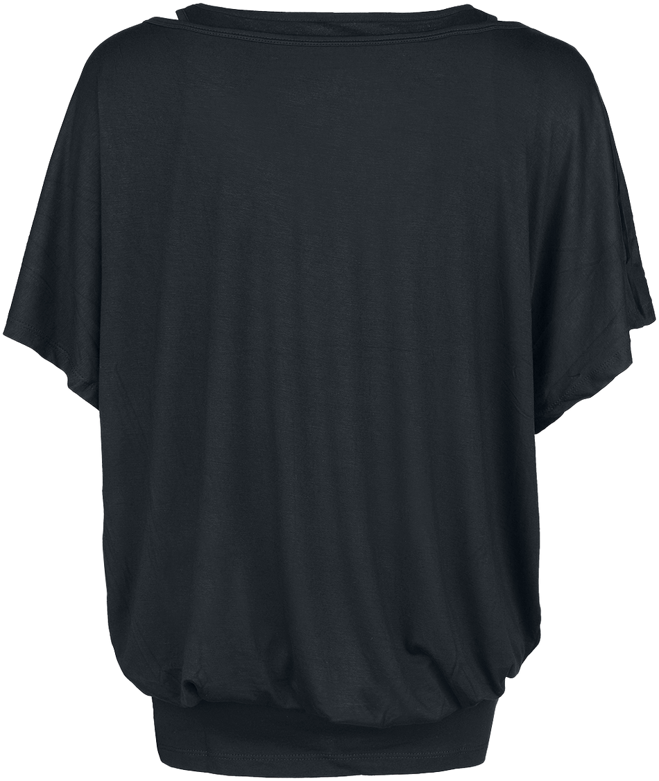 T-Shirt Manches courtes Gothic de Black Premium by EMP - When The Heart Rules The Mind - XS à 5XL - pour Femme - noir - Black Premium by EMP - View 2