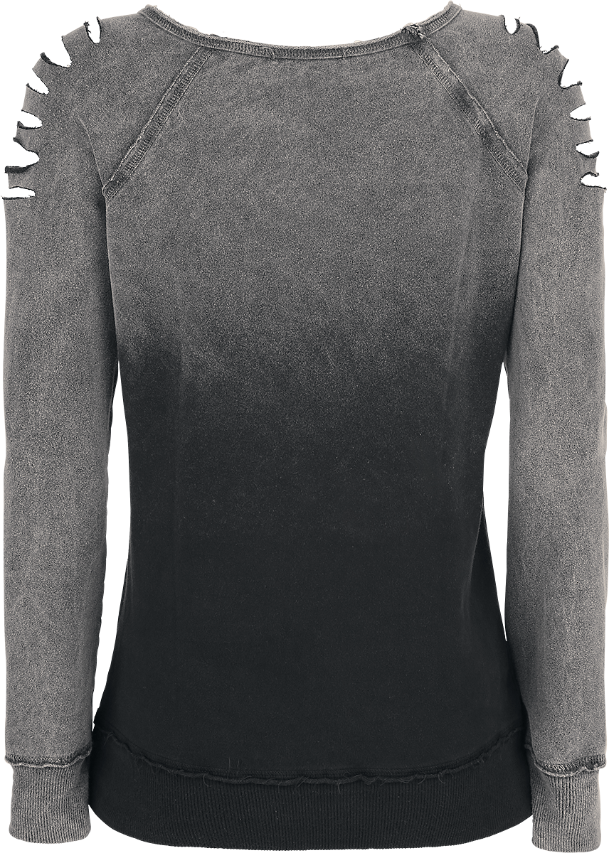 Sweat-shirt  de Outer Vision - Gills - XS à XXL - pour Femme - gris - Outer Vision - View 2