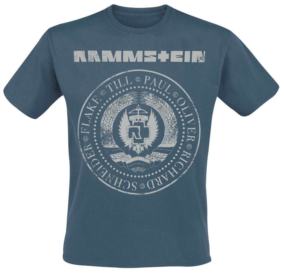 T-Shirt Manches courtes  de Rammstein - Est. 1994 - S à XXL - pour Homme - bleu - Rammstein