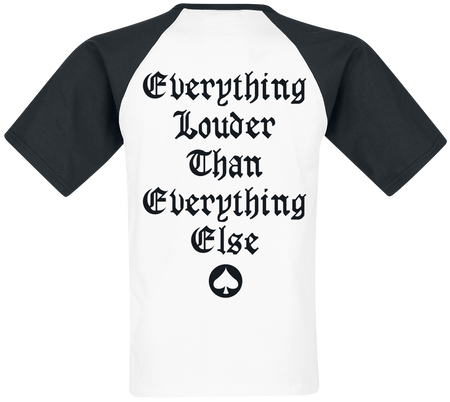 T-Shirt Manches courtes  de Motörhead - Everything Louder - S à M - pour Homme - blanc/noir - Motörhead - View 2
