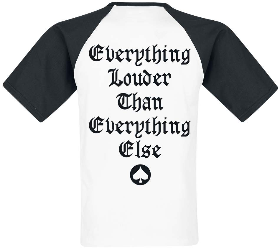 T-Shirt Manches courtes  de Motörhead - Everything Louder - S à M - pour Homme - blanc/noir - Motörhead - View 2