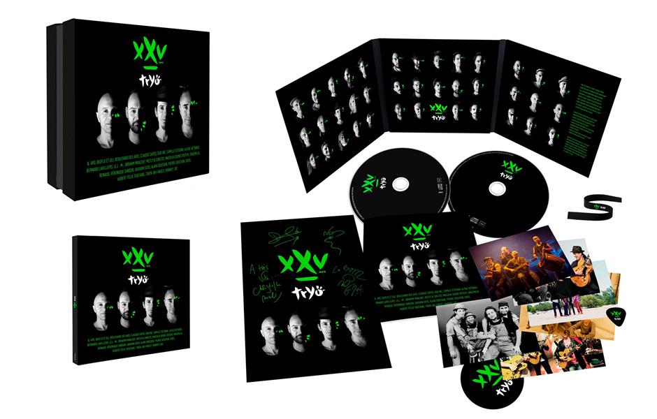 XXV (coffret collector double CD) - Front Cover
