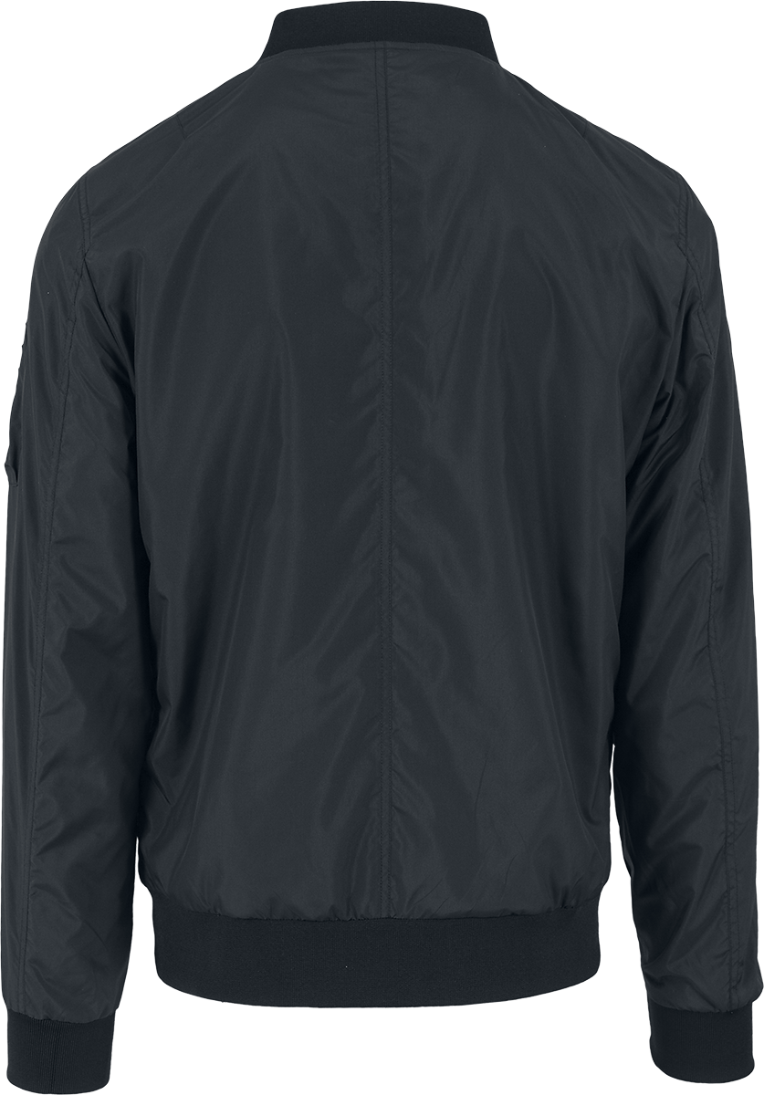 Bomber  de Urban Classics - Bomber léger - S à XXL - pour Homme - noir - Urban Classics - View 2