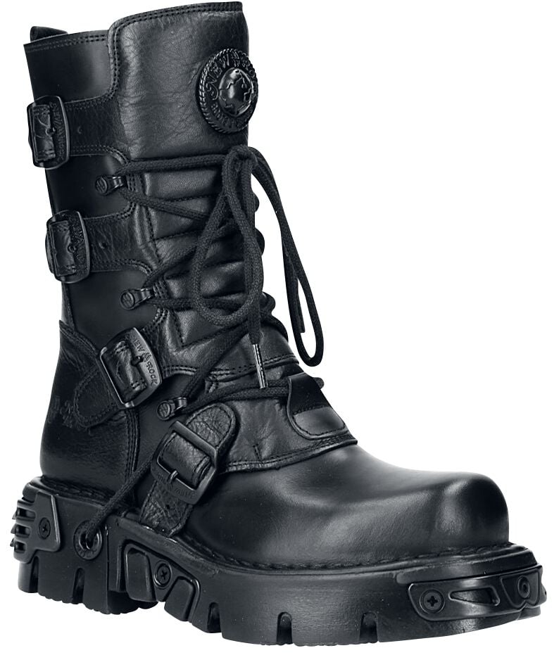Bottes  de New Rock - Nomada Black - EU40 à EU47 - pour Homme - noir - New Rock