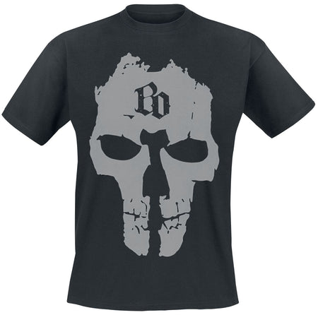 T-Shirt Manches courtes  de Böhse Onkelz - BO Skull - S à 3XL - pour Homme - noir - Böhse Onkelz