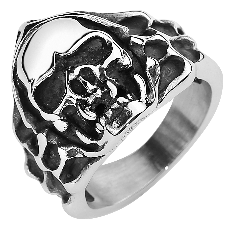 Bague  de etNox hard and heavy - Evil Skull - pour Homme - Standard - etNox hard and heavy - View 2