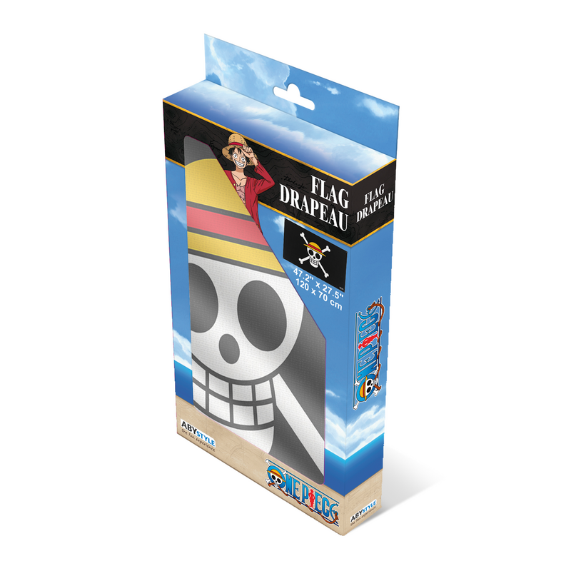Drapeau  de One Piece - Skull - pour Unisexe - noir - One Piece - View 2