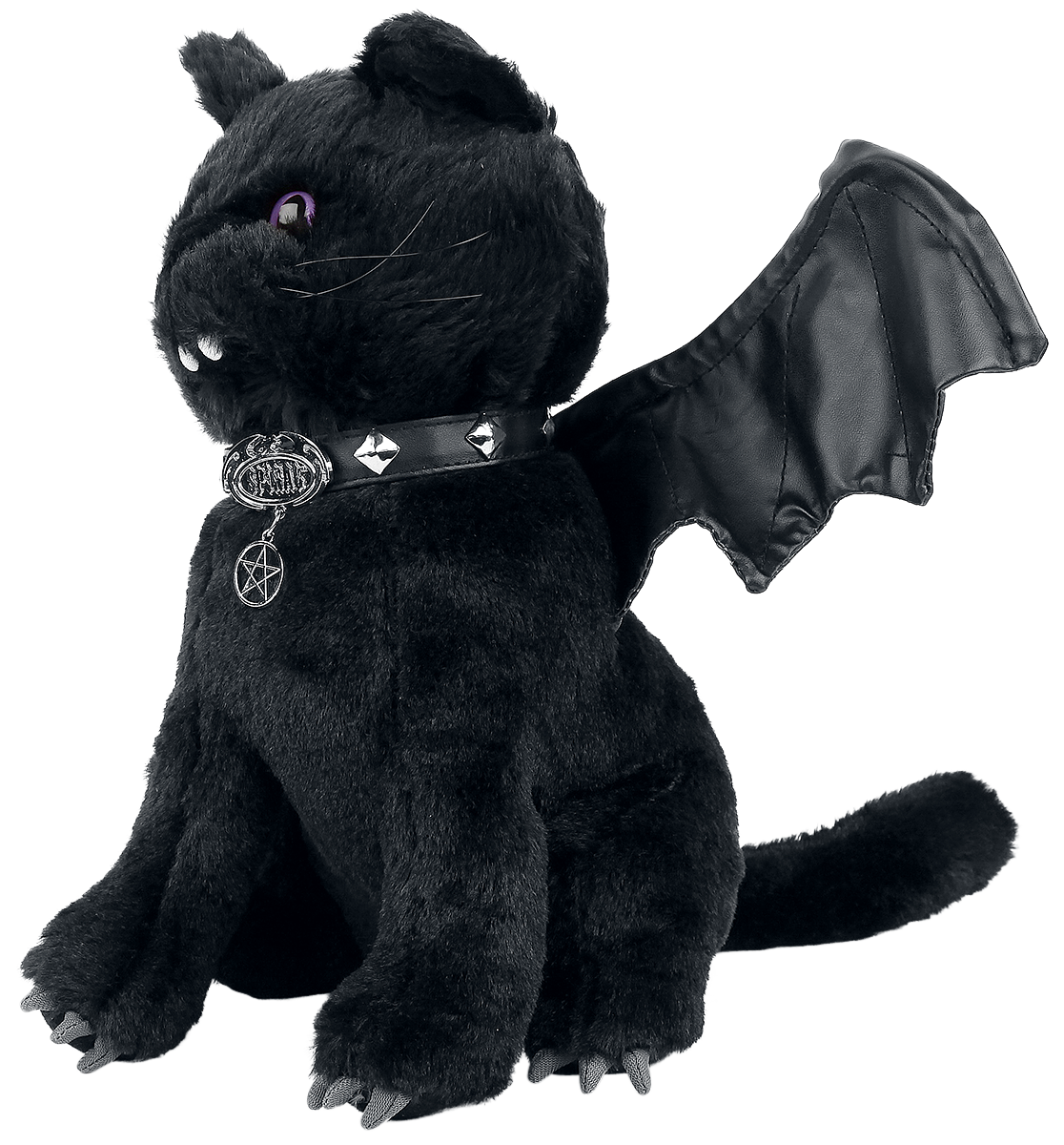 Figurine en peluche Gothic de Spiral - Bat Cat - pour Unisexe - noir - Spiral - View 2